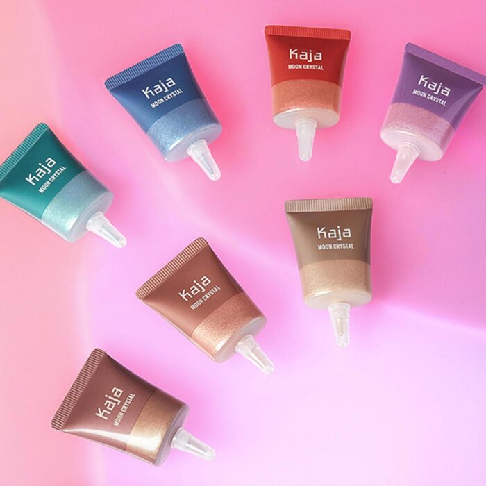 Кристальные тени для век KAJA Beauty Moon Crystal с эффектом сияния, 04 Розовый кварц