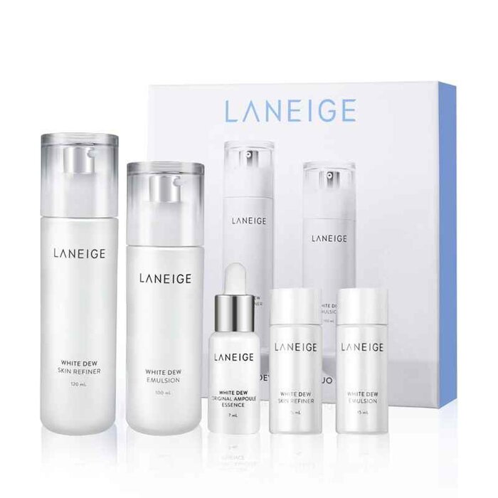 Набор средств для увлажнения и осветления кожи Laneige White Dew, 3 продукта