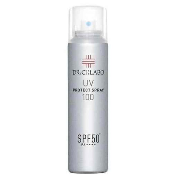 Солнцезащитный спрей для тела с SPF50+ PA++++ 100г Dr. Ci:Labo, увлажняющий, водостойкий, без отдушек.