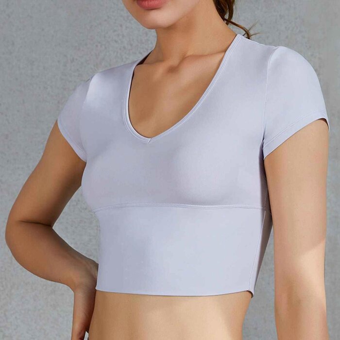 Термоблуза Titika Relaxing Tee с вырезом-«сердечком» для женщин, размер XS, дышащий материал, комфорт в любое время года