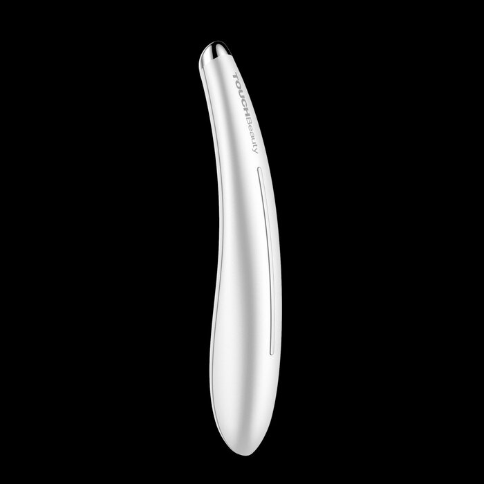 Устройство для ухода за кожей вокруг глаз TOUCHBeauty с прогреванием и звуковыми волнами, белое, фиксированный размер.