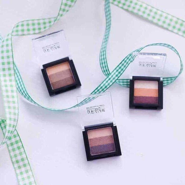 Палитра теней для век UR GLAM с перламутровым эффектом, 4 оттенка, MBOR-02