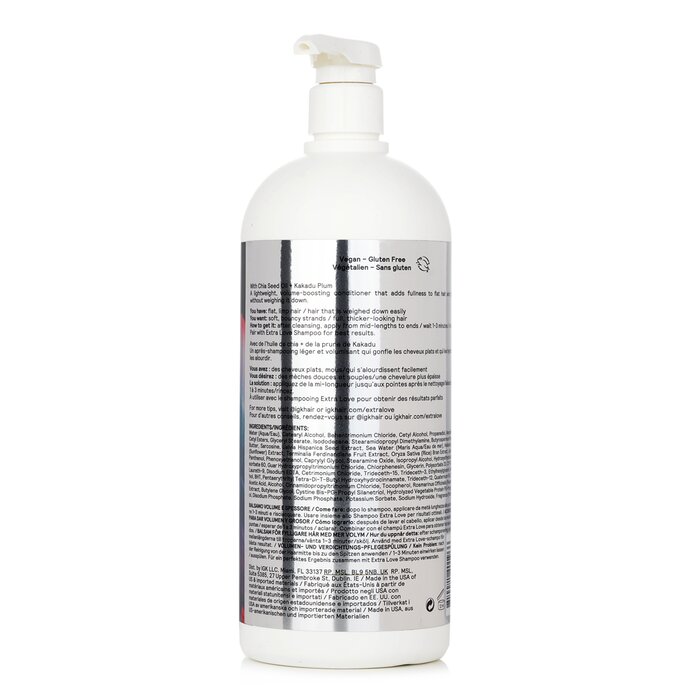 Extra Love Volume & Thickening Conditioner 1000ml/33.8oz