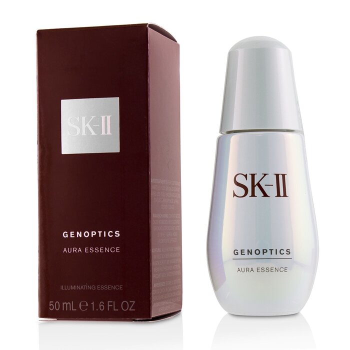 Эссенция для лица SK-II GenOptics Aura, 50 мл — с экстрактом Питера для сияния и ровного тона кожи.