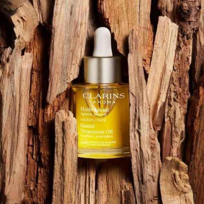 Масло для лица Clarins с сандаловым деревом 30 мл — для сухой и чувствительной кожи