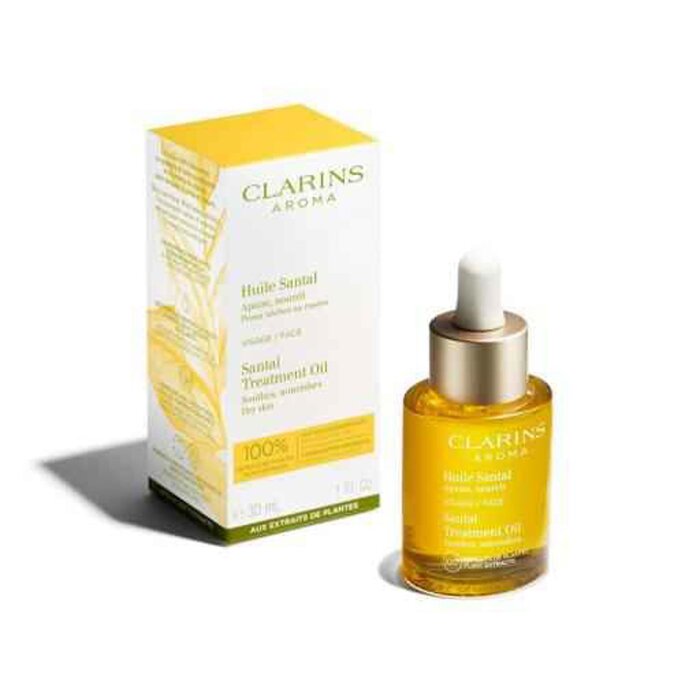 Масло для лица Clarins с сандаловым деревом 30 мл — для сухой и чувствительной кожи