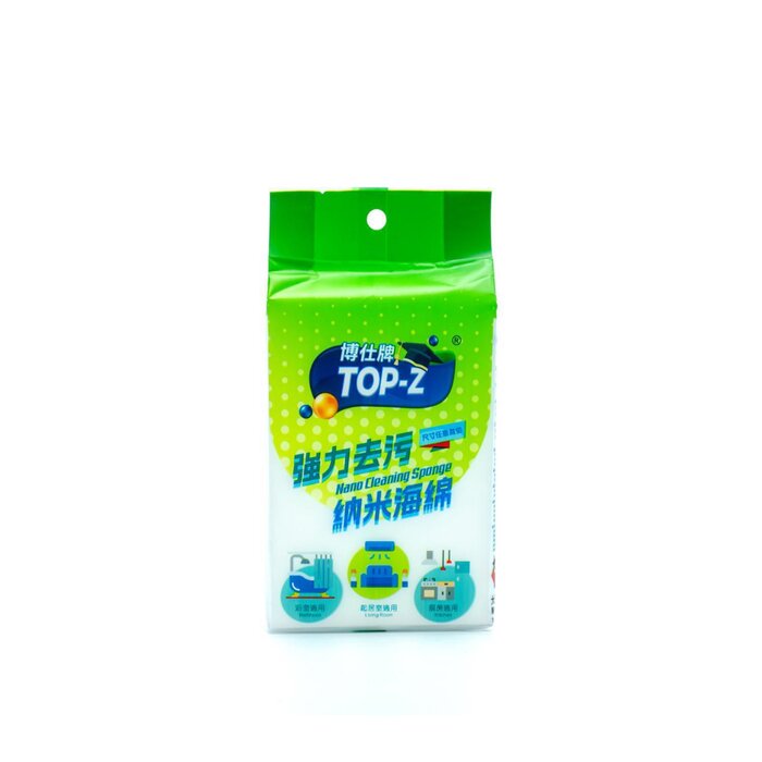 Губка для чистки TOP-Z с высоким абразивным эффектом, универсальная для кухни и бытовых поверхностей