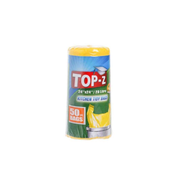 Мусорные пакеты TOP-Z с ручками, 61х87,5 см, 50 шт, яблочный аромат, прочные и надежные для дома