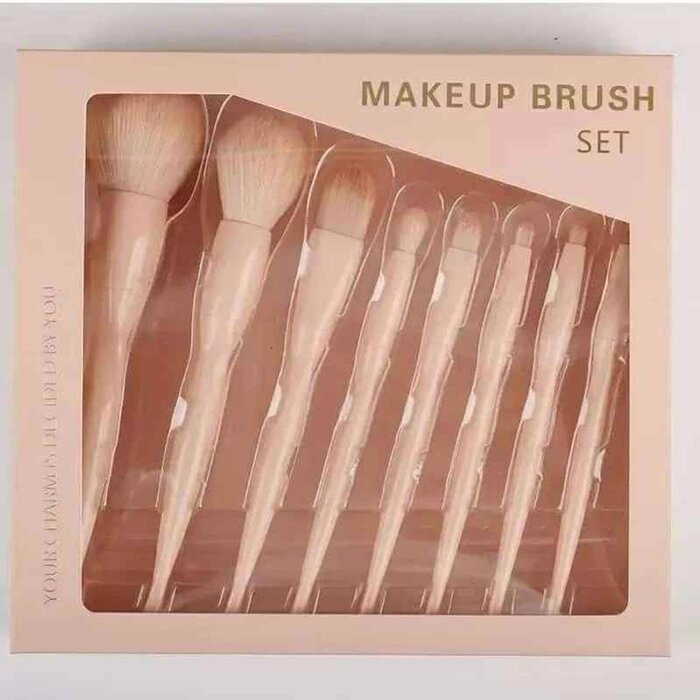 Набор кистей для макияжа COSMETIG BRUSH с гладкими головками для легкого нанесения, идеально для всех типов кожи