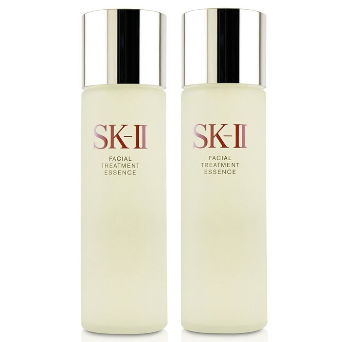 Эссенция для лица SK-II с питательной ферментой, набор 2x230 мл, для увлажнения и осветления кожи