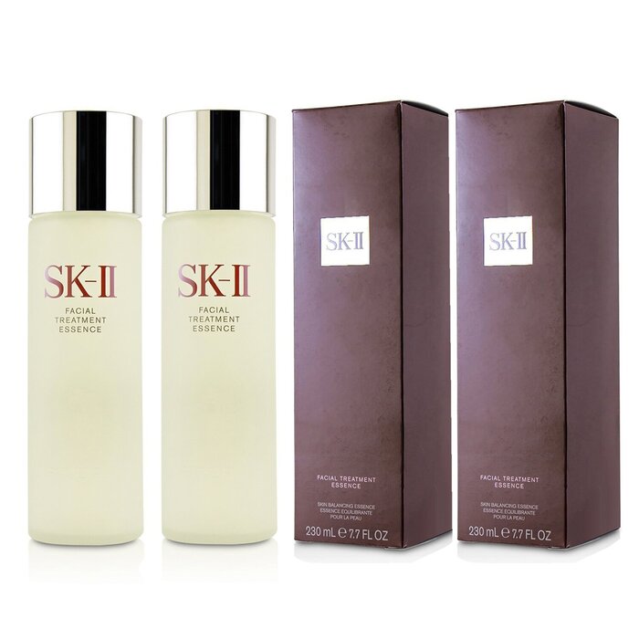 Эссенция для лица SK-II с питательной ферментой, набор 2x230 мл, для увлажнения и осветления кожи