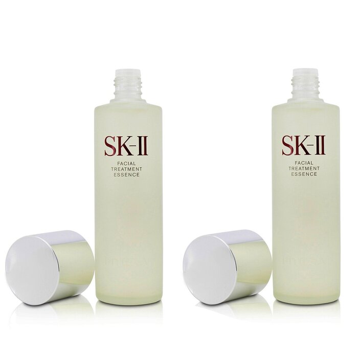 Эссенция для лица SK-II с питательной ферментой, набор 2x230 мл, для увлажнения и осветления кожи