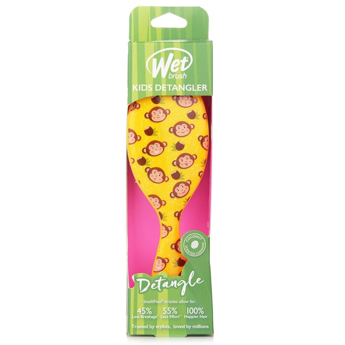 Расческа Wet Brush для детей «Сладкие угощения» в виде обезьянки, с технологией IntelliFlex, 1 шт.