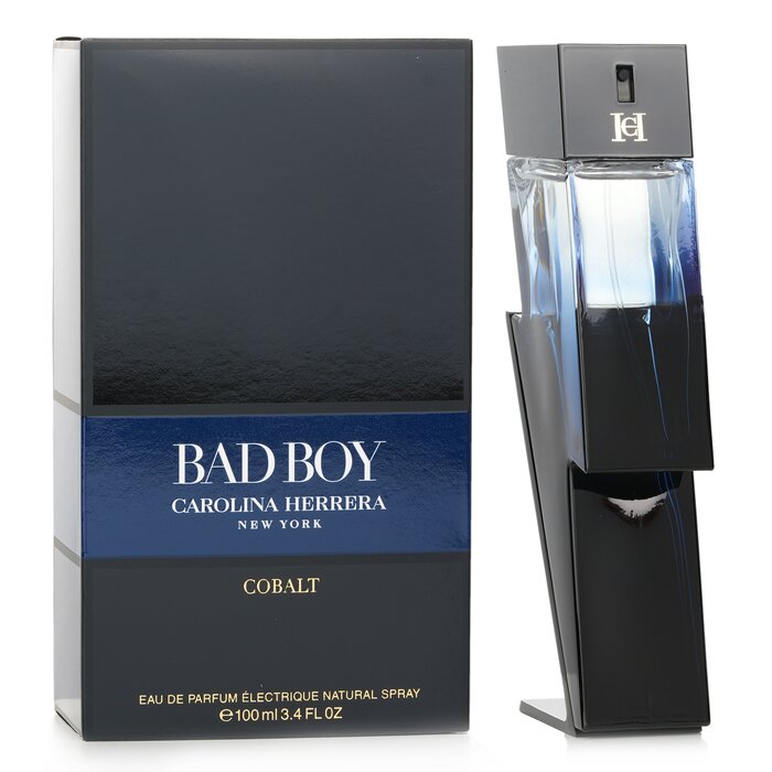 Carolina Herrera Bad Boy Cobalt парфюм для мужчин 50 мл с цитрусовыми и кедром, для уверенных и смелых