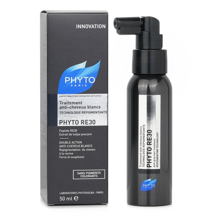 Phyto RE30 сыворотка против седины для волос с растительными экстрактами, 50 мл