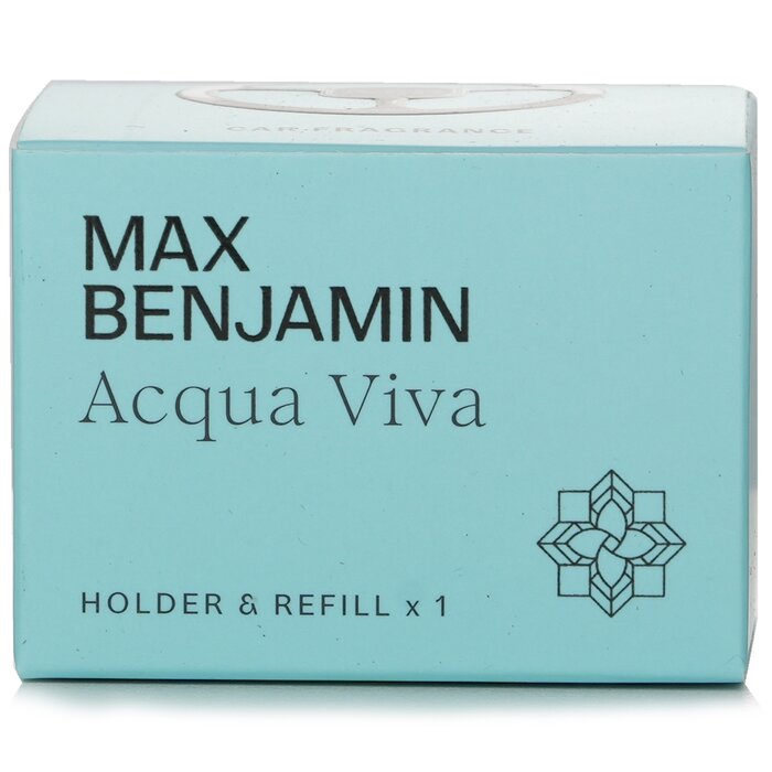 Ароматизатор для автомобиля Max Benjamin Acqua Viva с цитрусовыми нотами, 1 шт.