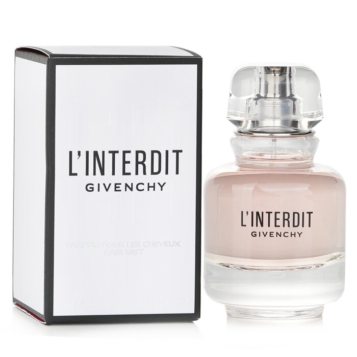Givenchy L'Interdit парфюмированная эссенция для волос с аргановым маслом, 35 мл