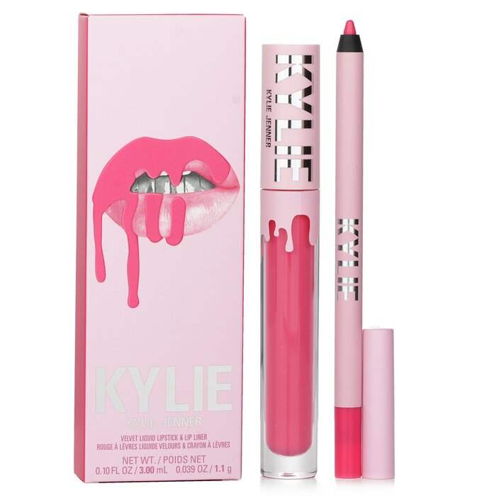 Набор губной помады с карандашом Kylie By Kylie Jenner, 203 Party Girl, бархатистая текстура, 2 шт.