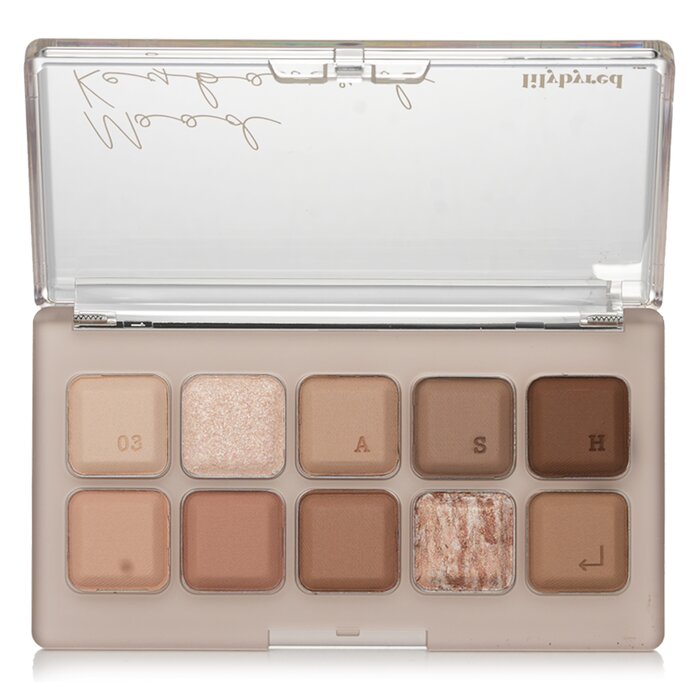 Палетка теней Lilybyred Mood Keyboard, 10,5 г — 10 универсальных оттенков для макияжа с эффектом акварели