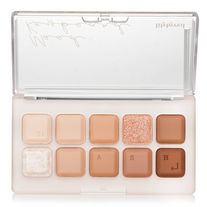 Палитра теней для век Lilybyred Mood Keyboard, 10,5 г — 10 акварельных оттенков для креативного макияжа