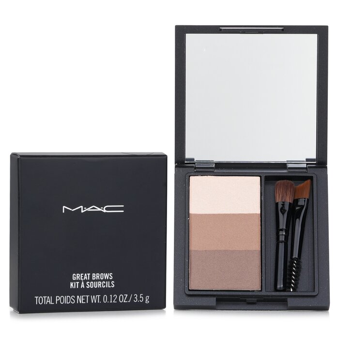 Набор для бровей MAC с хайлайтером, 3,5 г