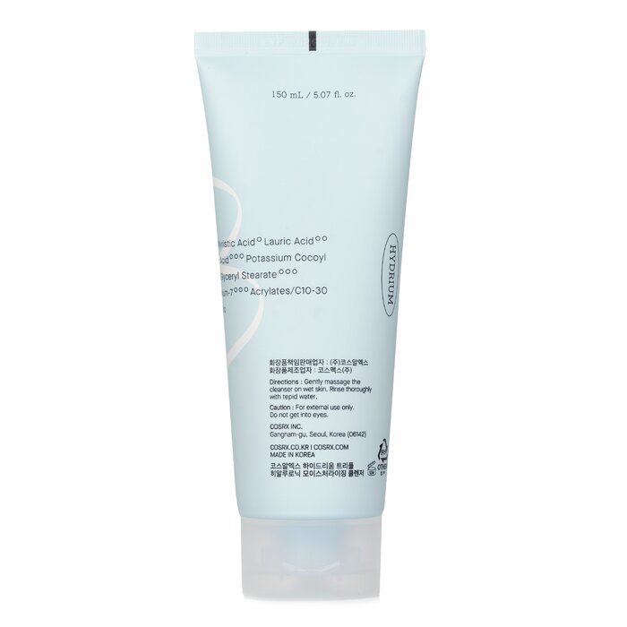 Очищающий крем с тройной гиалуроновой кислотой для лица, 150 мл