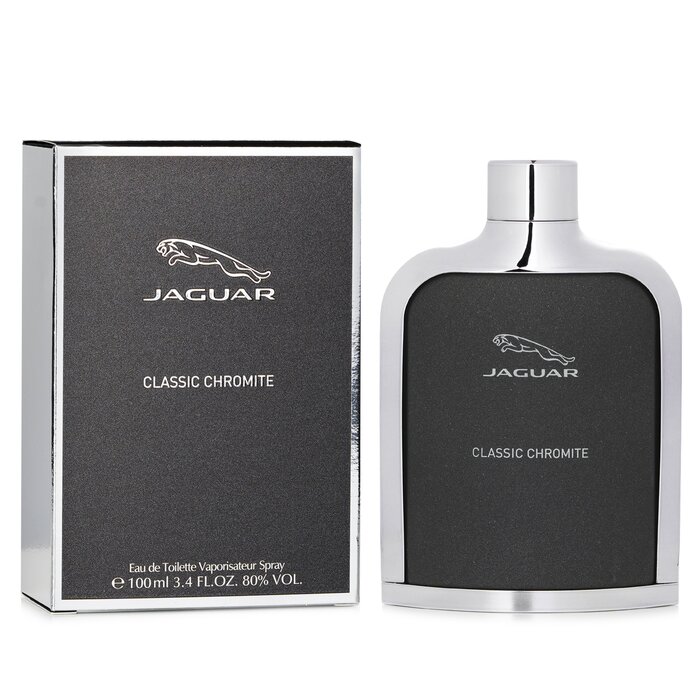 туалетная вода Jaguar Classic Chromite с цитрусовыми и древесными нотами для мужчин, 100 мл