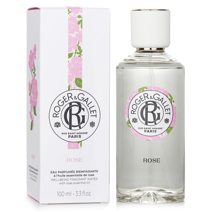 Косметическая вода для тела Roger & Gallet с эфирными маслами розы, 100 мл
