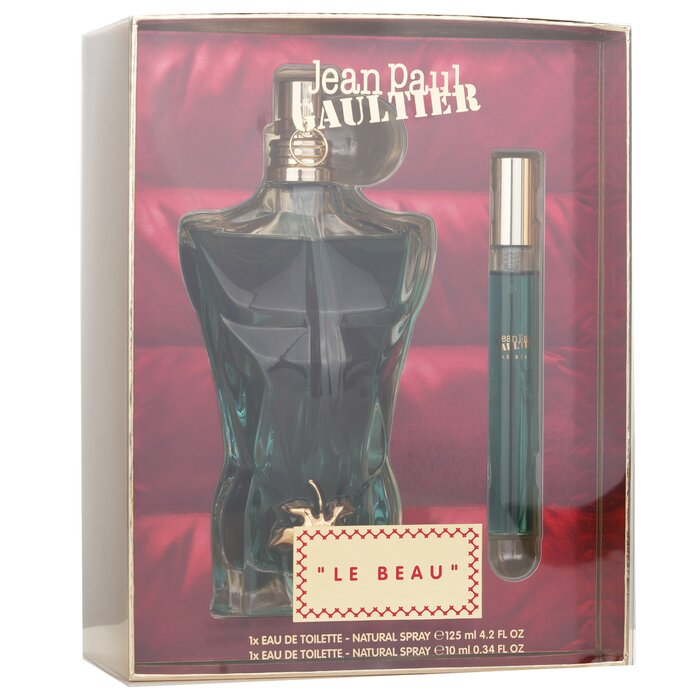 Подарочный набор одеколонов Le Beau от Jean Paul Gaultier, 125 мл и 10 мл