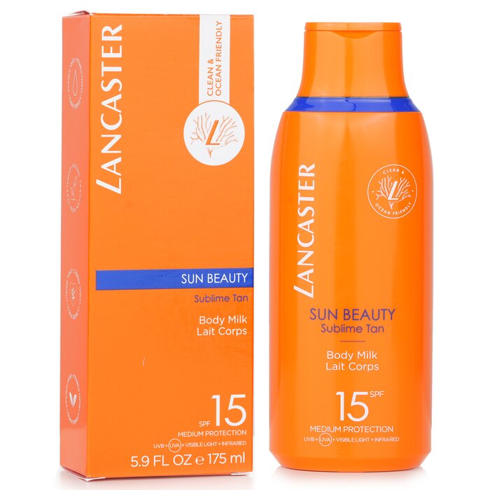 Lancaster молочко для тела с SPF 15 и системой Sun Repair, 175 мл