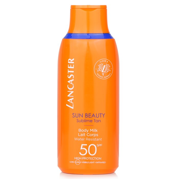 Brand: LancasterOld Name: Sun Beauty Body Milk SPF50 175ml/5.9ozSize: 175ml/5.9ozDescription: Солнечное молочко для тела Lancaster идеально подходит для тех, кто ищет надежную защиту от солнца без неприятных ощущений. С SPF 50 это средство не только предо