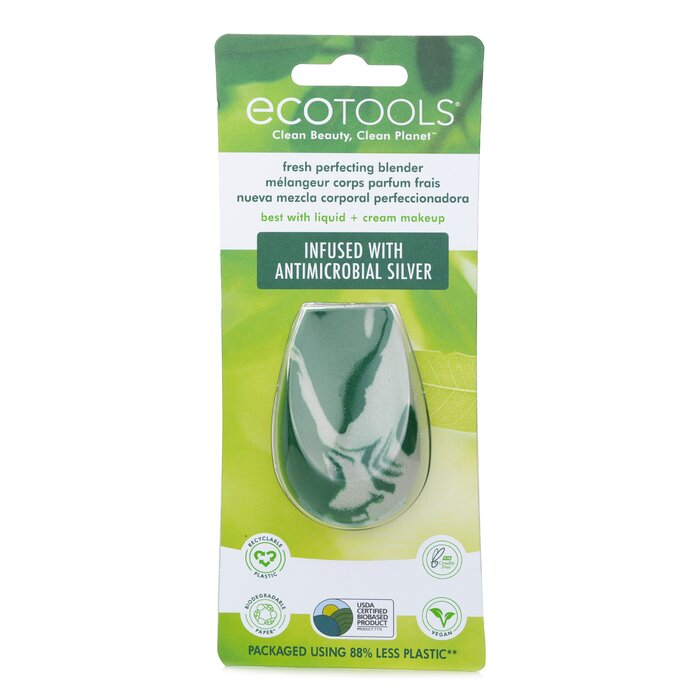 Блендер EcoTools для макияжа, универсальный, из экологичных материалов, для всех типов кожи, 1 шт.