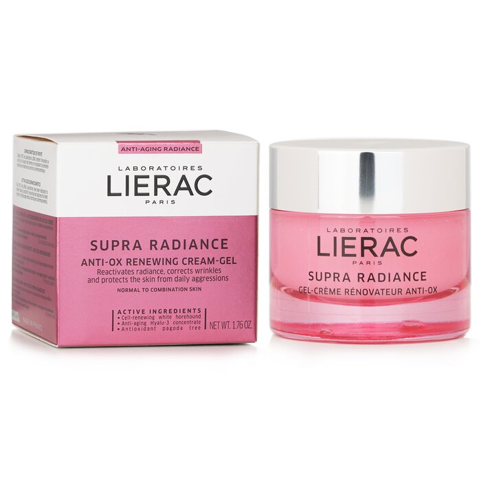 Крем-гель для лица Lierac Supra Radiance с экстрактом белого горечавки и гиалуроновой кислотой, 50 мл