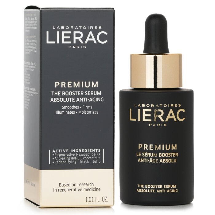 Серум Lierac Premium с гиалуроновой кислотой для лица 30 мл, антивозрастной уход против морщин, лифтинг эффек