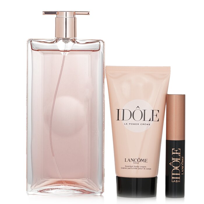 Lancome Idole Eau De Parfum набор 3 шт — утончённый женский аромат с нотами розы и жасмина, для любого момента.