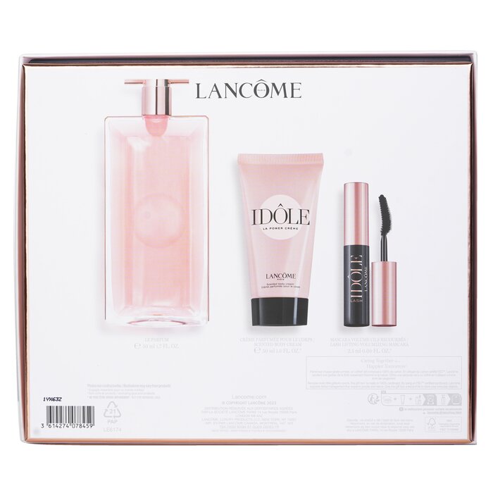 Lancome Idole Eau De Parfum набор 3 шт — утончённый женский аромат с нотами розы и жасмина, для любого момента.