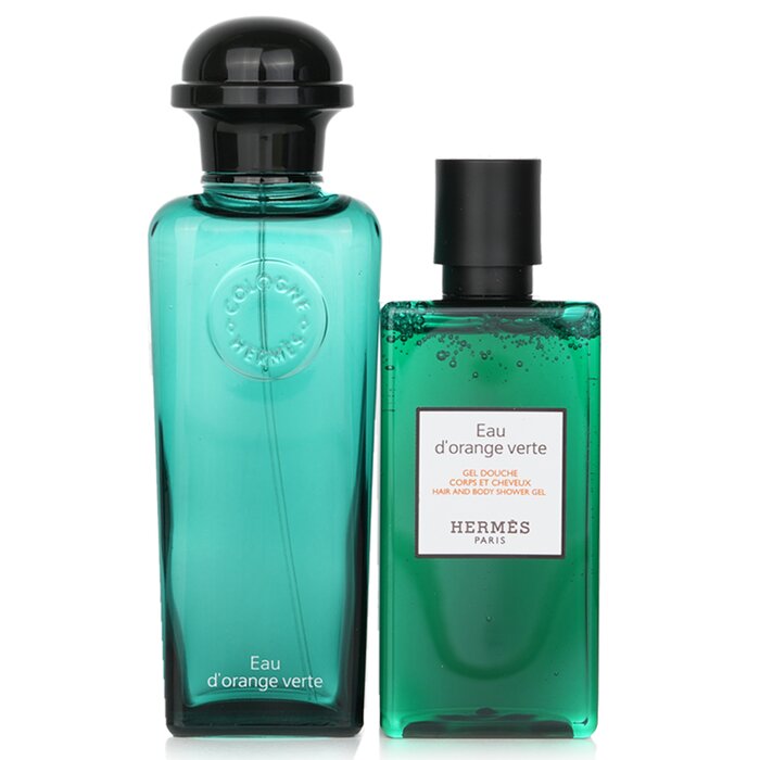 Подарочный набор Eau d'Orange Verte от Hermès, 2 шт. — аромат с цитрусовыми нотами для нежного освежения