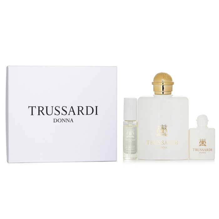 Технологичный мини-набор парфюмов Trussardi Donna Life Style, 3 шт. — элегантные ароматы для всякого случая