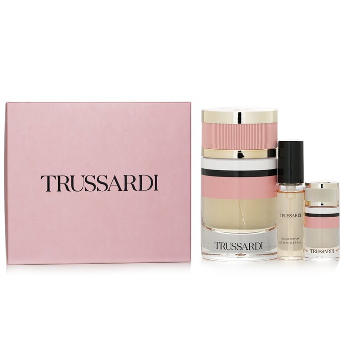 Подарочный набор Trussardi Life Style, 3 предмета: ароматы с цитрусовыми и цветочными нотами