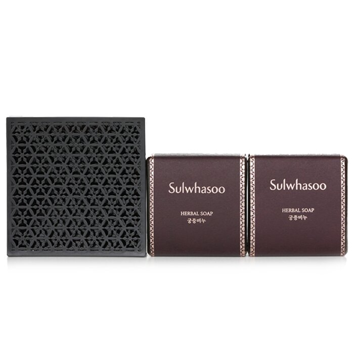Набор травяного мыла Sulwhasoo с экстрактами женьшеня и корицы, 200 г (100 г x 2)