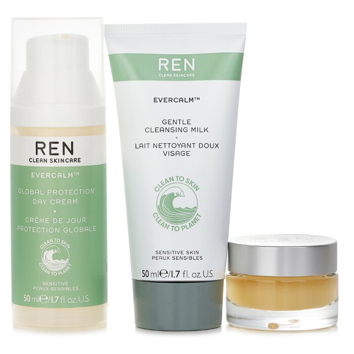 набор ухаживающих средств REN "Skin Zen" для лица, 3 предмета