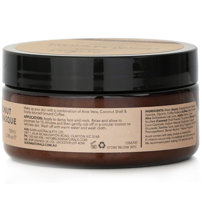 Natural Coffee & Coconut Exfoliating Masque 100ml/3.38oz