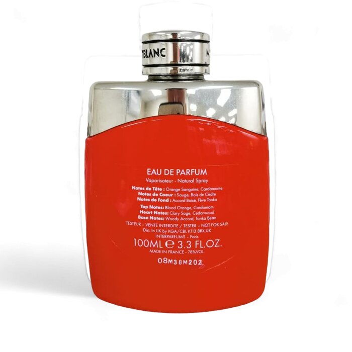 Mont Blanc Legend Red, парфюм для мужчин, 100 мл, с нотами бергамота и древесными аккордами