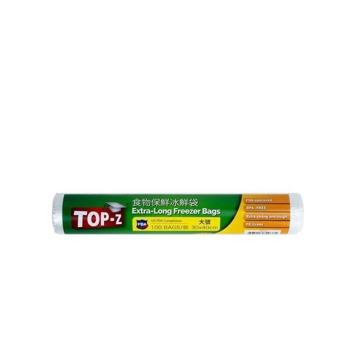 Пакеты для заморозки TOP-Z, 80 шт, 30x40 см, многоразовые, прочные, герметичные для мяса, рыбы и овощей