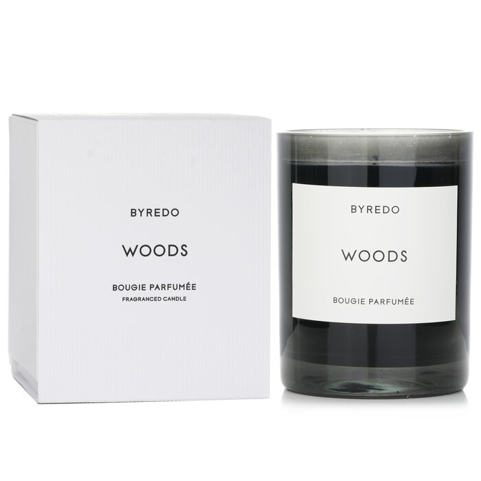 Ароматная свеча Byredo Wood 240 г — древесные ноты для создания уюта и расслабления в вашем пространстве.