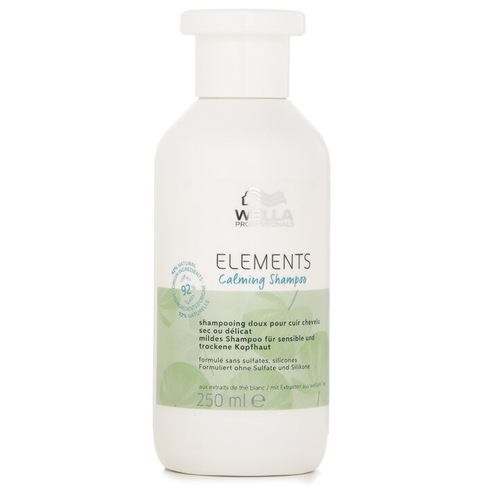 Шампунь Wella Elements для мягкого очищения волос и кожи головы с растительным глицерином, 250 мл
