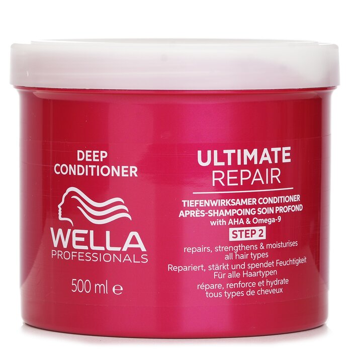 Кондиционер Wella Ultimate Repair с AHA и омегой-9 для восстановления волос 500 мл