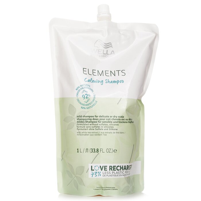 Шампунь Wella Elements с растительным глицерином для чувствительной кожи головы 1000 мл