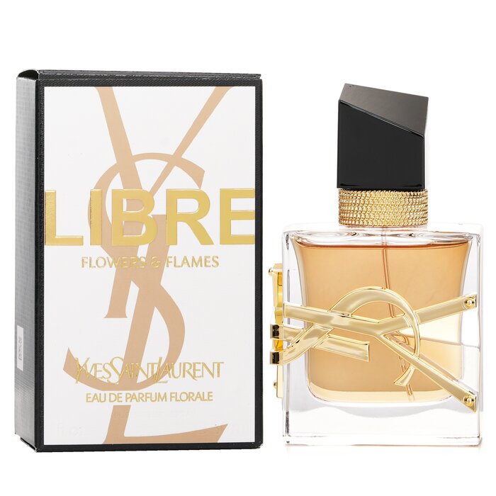 Eau de Parfum Libre Flowers & Flames от Yves Saint Laurent, 90 мл — цветочный аромат с лаваной и ванилью для вечера
