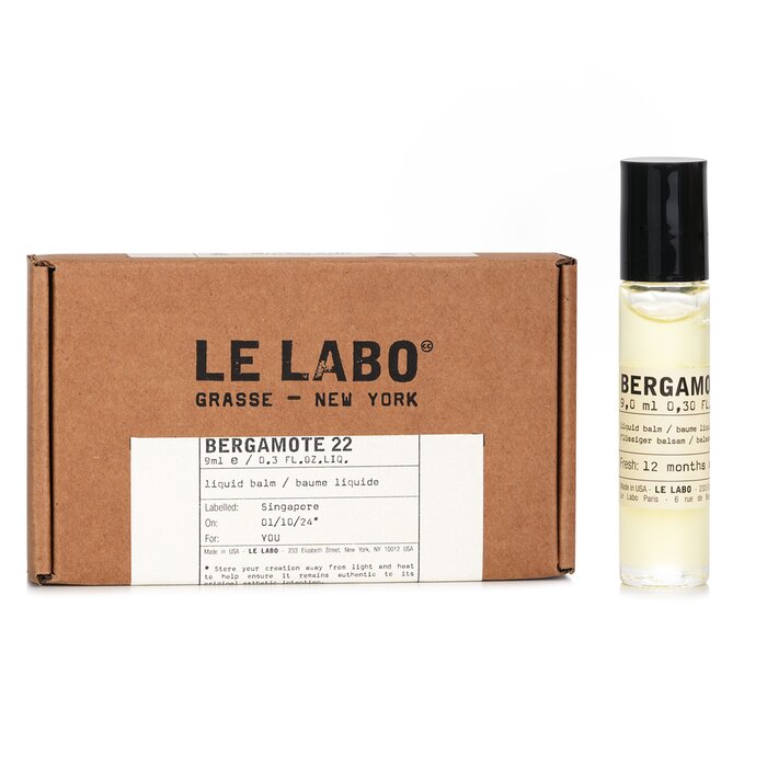Жидкий бальзам Bergamote 22 с бергамотом и цветочными нотами, 9 мл